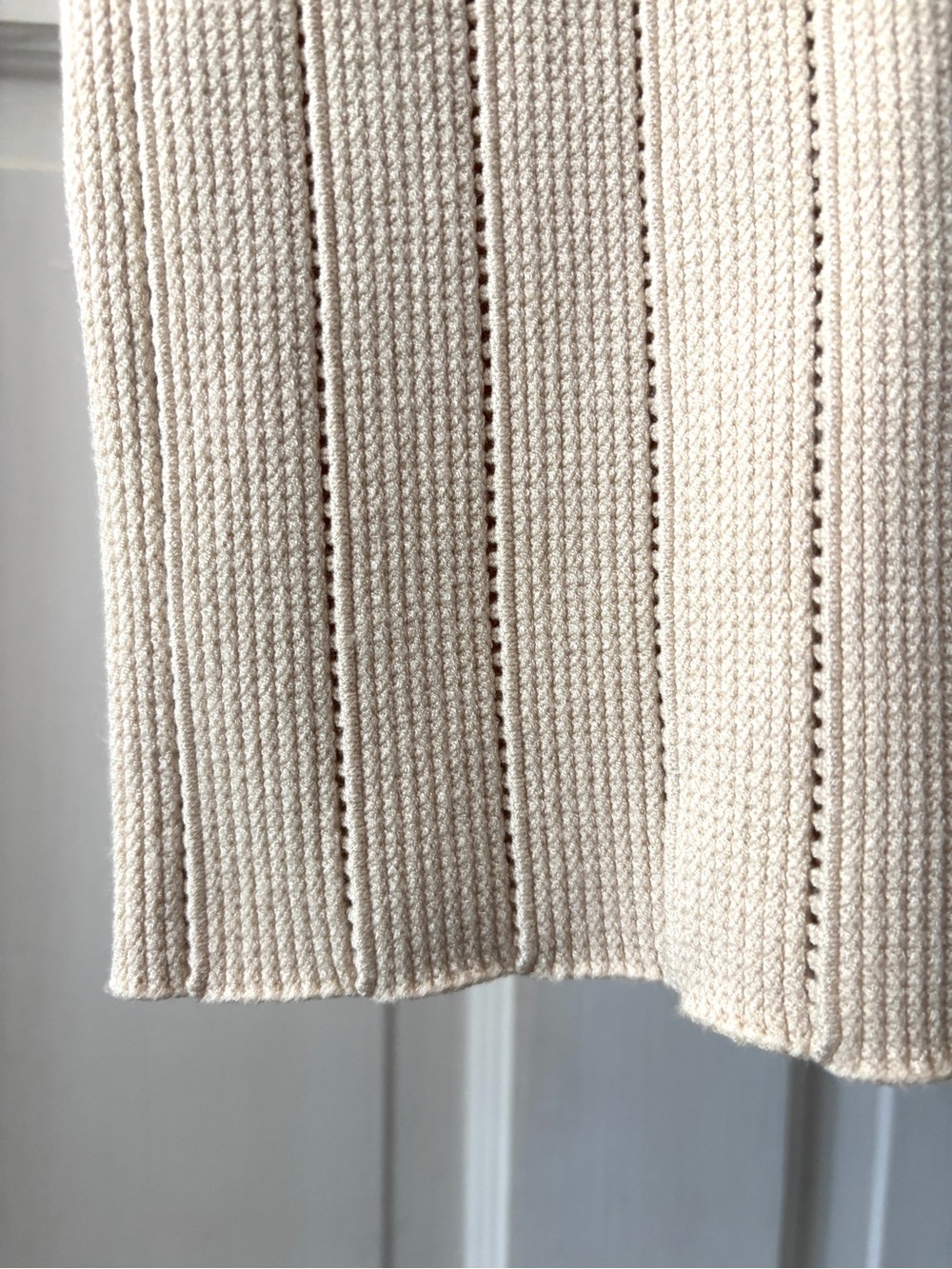 Reiss Dory Stitch Interest Square Neck Tank Vest Top Cream Size S - Picture 11 of 14